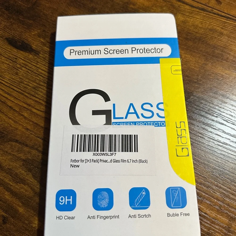 Premium Screen Protector for iPhone 6/7 - Black
